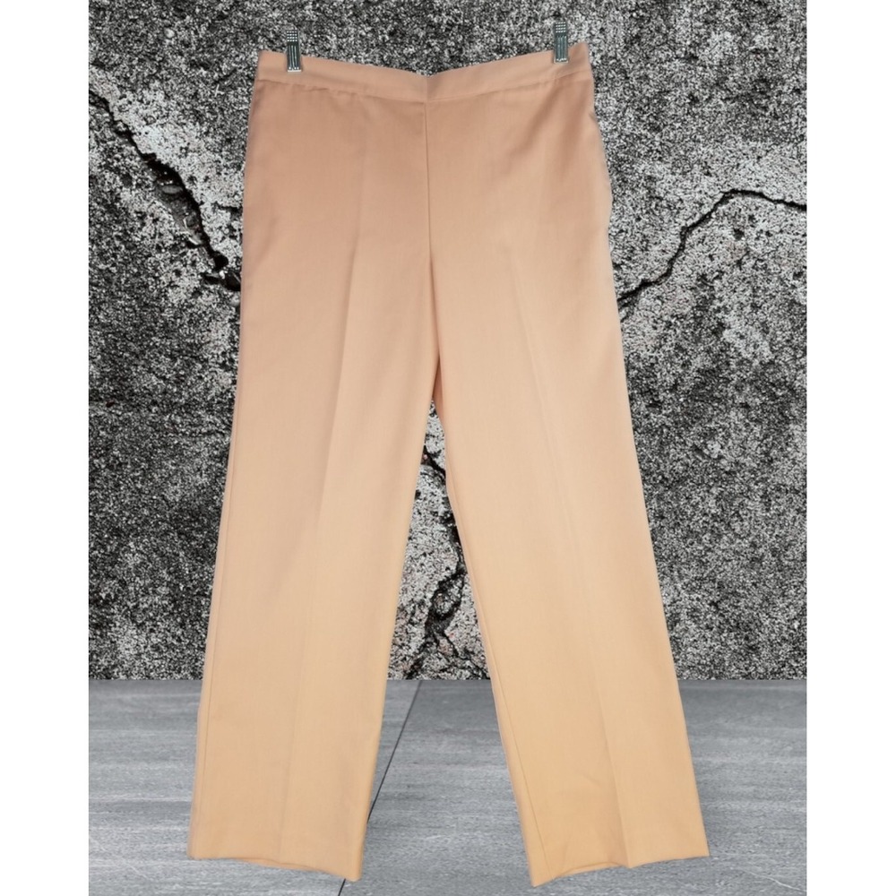 Alfred Dunner Size 8 32X28 PROPORTIONED SHORT Peachy Keen Classic Fit Pants NWT